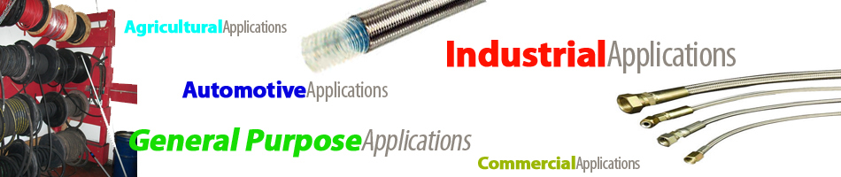 we sell and we custom build hoses and hose assemblies